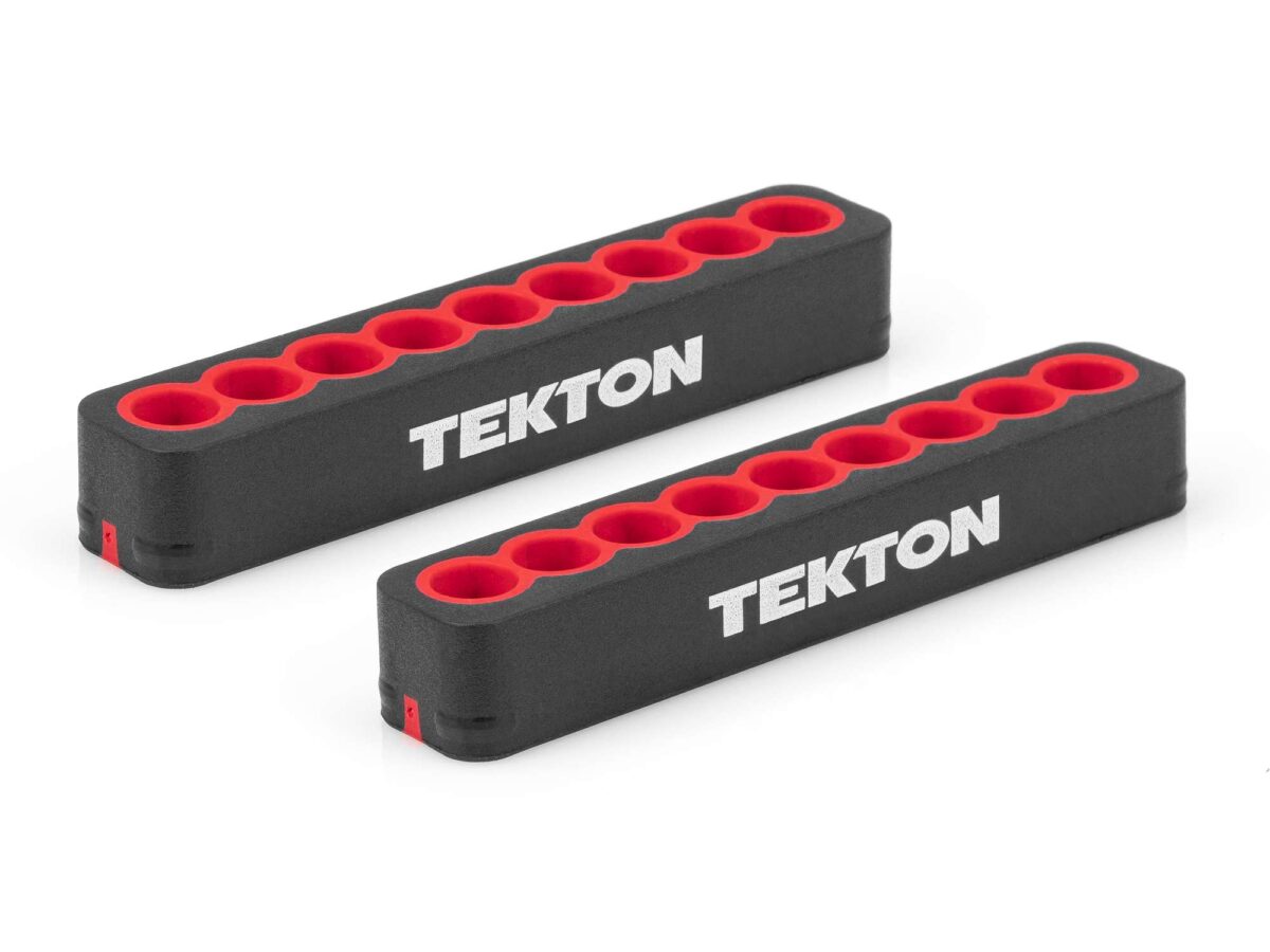 TEKTON 9-Tool 1/4 Inch Bit Rail Set (2-Piece) | ODB91000 Main image