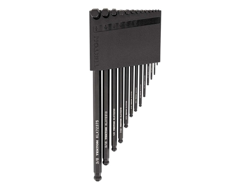 TEKTON Ball End Hex L-Key Set with Holder, 13-Piece (0.050-3/8 in.) | KLX91102 Main image
