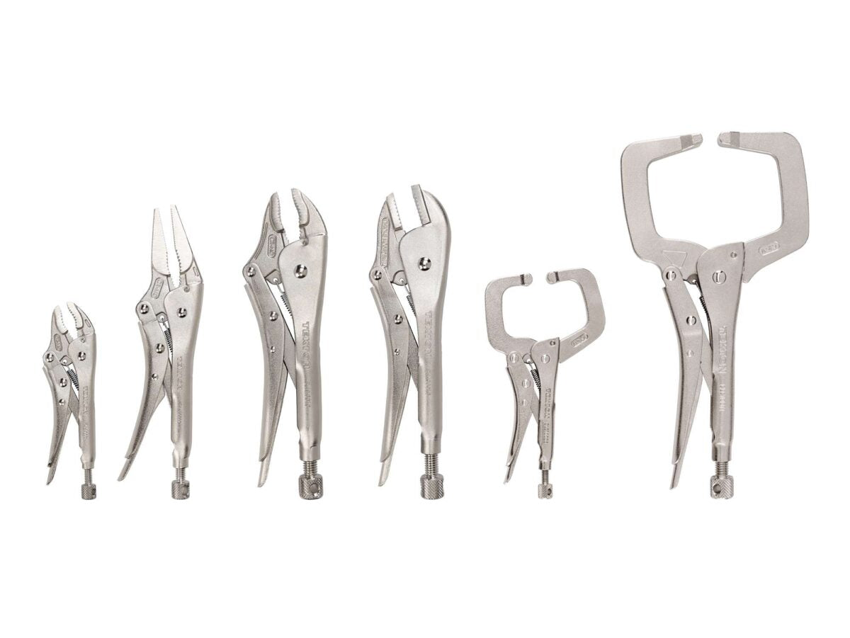 TEKTON Locking Pliers and C-Clamp Set (6-Piece) | PLK99905