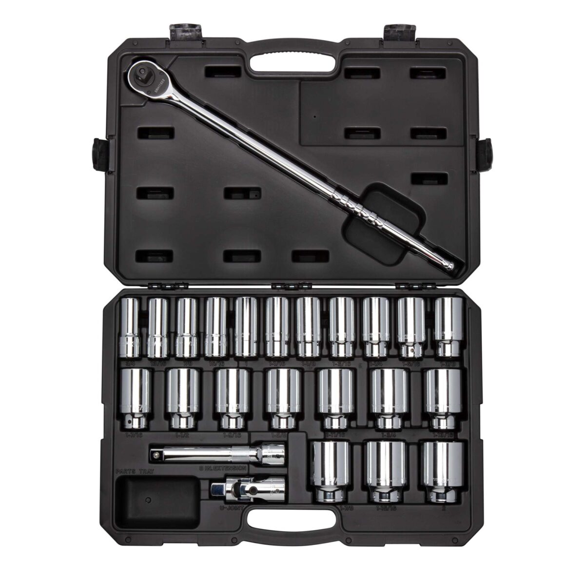 TEKTON 3/4 Inch Drive Deep 6-Point Socket and Ratchet Set with Case, 24-Piece (3/4-2 in.) | SKT35106 Main image