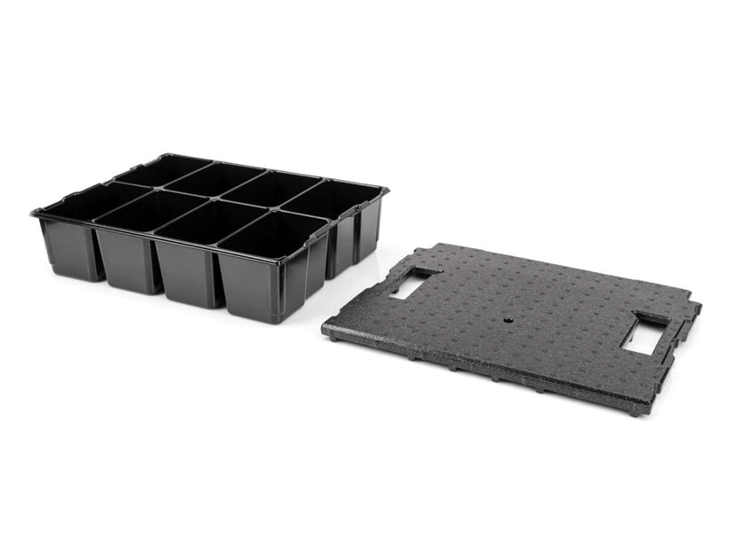 TEKTON 8-Cavity Parts Tray and Lid Insert for Stacking Tool Box | OLB81208 Main image