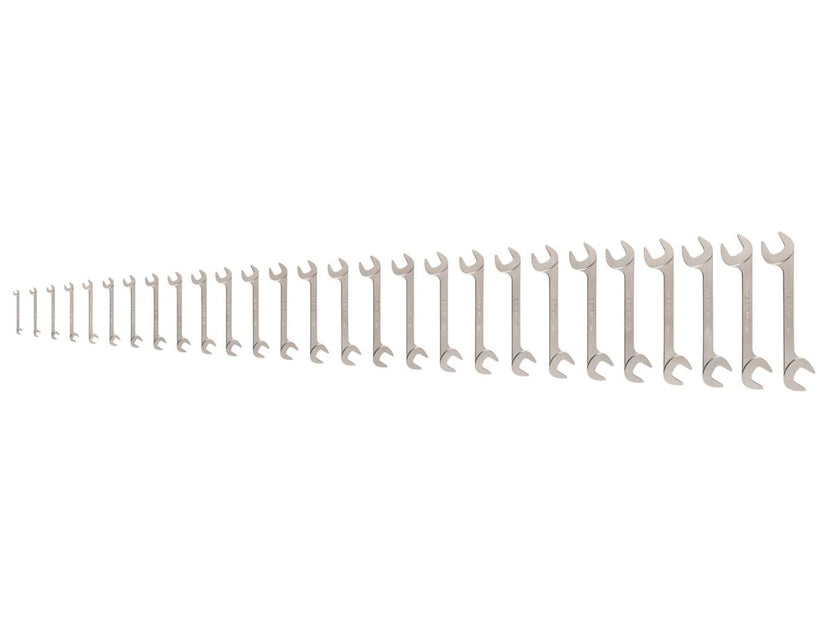 TEKTON Angle Head Open End Wrench Set, 27-Piece (6-32 mm) | WAE92003 Main image