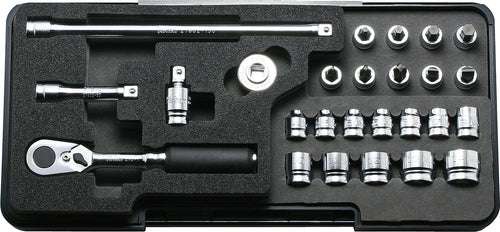 Ko-ken P3262M-6P 3/8 Sq. Dr. 11 Piece 6-Point Metric Socket set  8-19mm