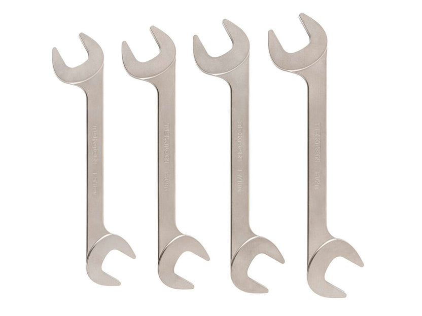 TEKTON Angle Head Open End Wrench Set, 4-Piece (1-5/16 - 1-1/2 in.) | WAE91004 Main image