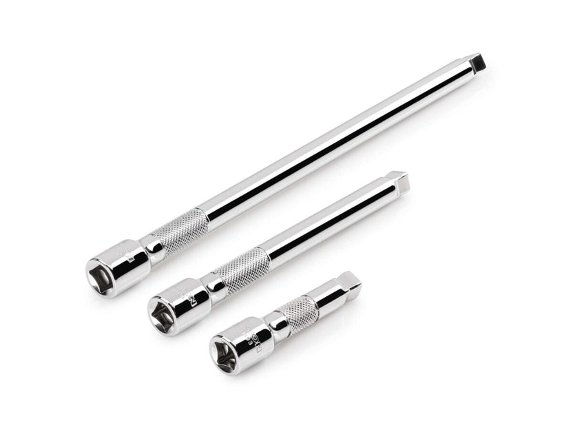 TEKTON 3/8 Inch Drive Wobble Extension Set, 3-Piece (3, 6, 10 in.) | SHA91014 Main image