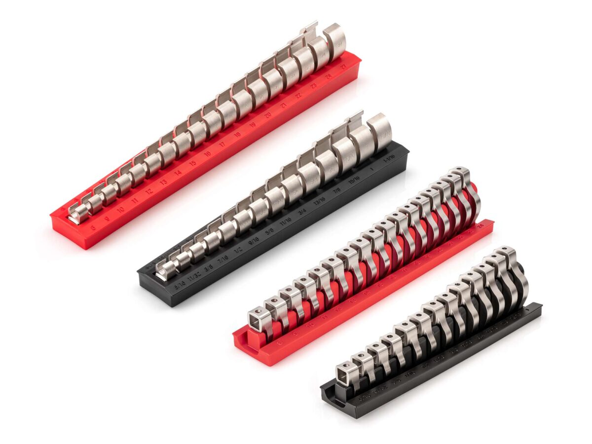 TEKTON 3/8 Inch Drive Crowfoot and Flare Nut Crowfoot Wrench Set with Racks, 62-Piece (5/16 - 1-1/16 in., 8-27 mm) | WCF99300