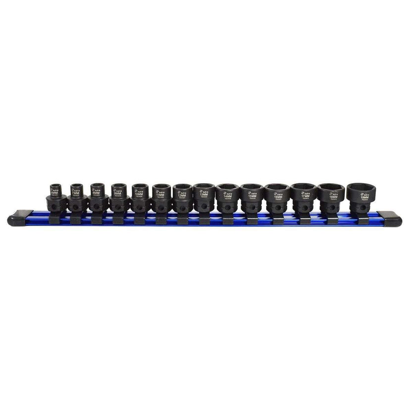 14PC 3/8" DRIVE NANO IMPACT SOCKETS - METRIC Main image