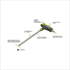 8-PC RPT Metric Hex T-Handle set