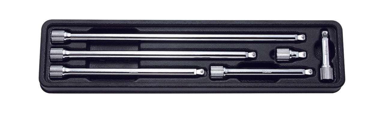 Ko-ken PK3760/6 3/8 Sq. Dr. Extension Bar set  32-250mm ABS Tray   6 pieces