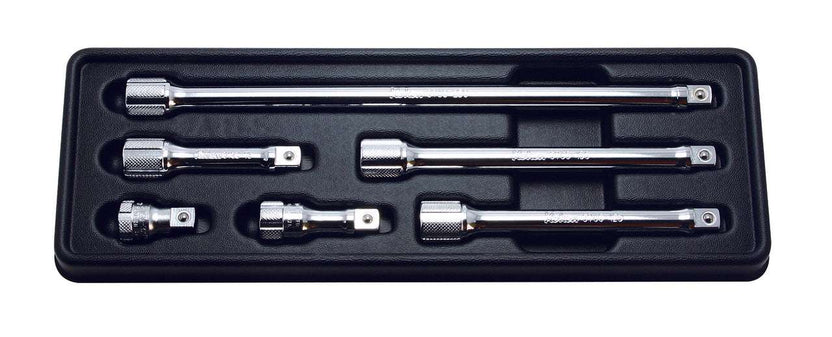 Ko-ken PK3763/6 3/8 Sq. Dr. Wobble-Fix Extension Bar set  32-250mm ABS Tray   6 pieces Main image