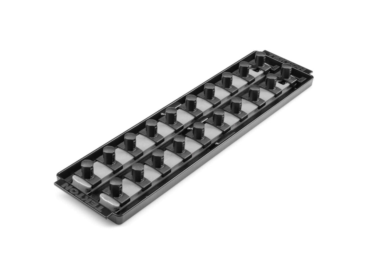TEKTON 1/2 Inch Drive 2-Rail Socket Organizer Set, Gray (20-Tool) | OST22320 Main image