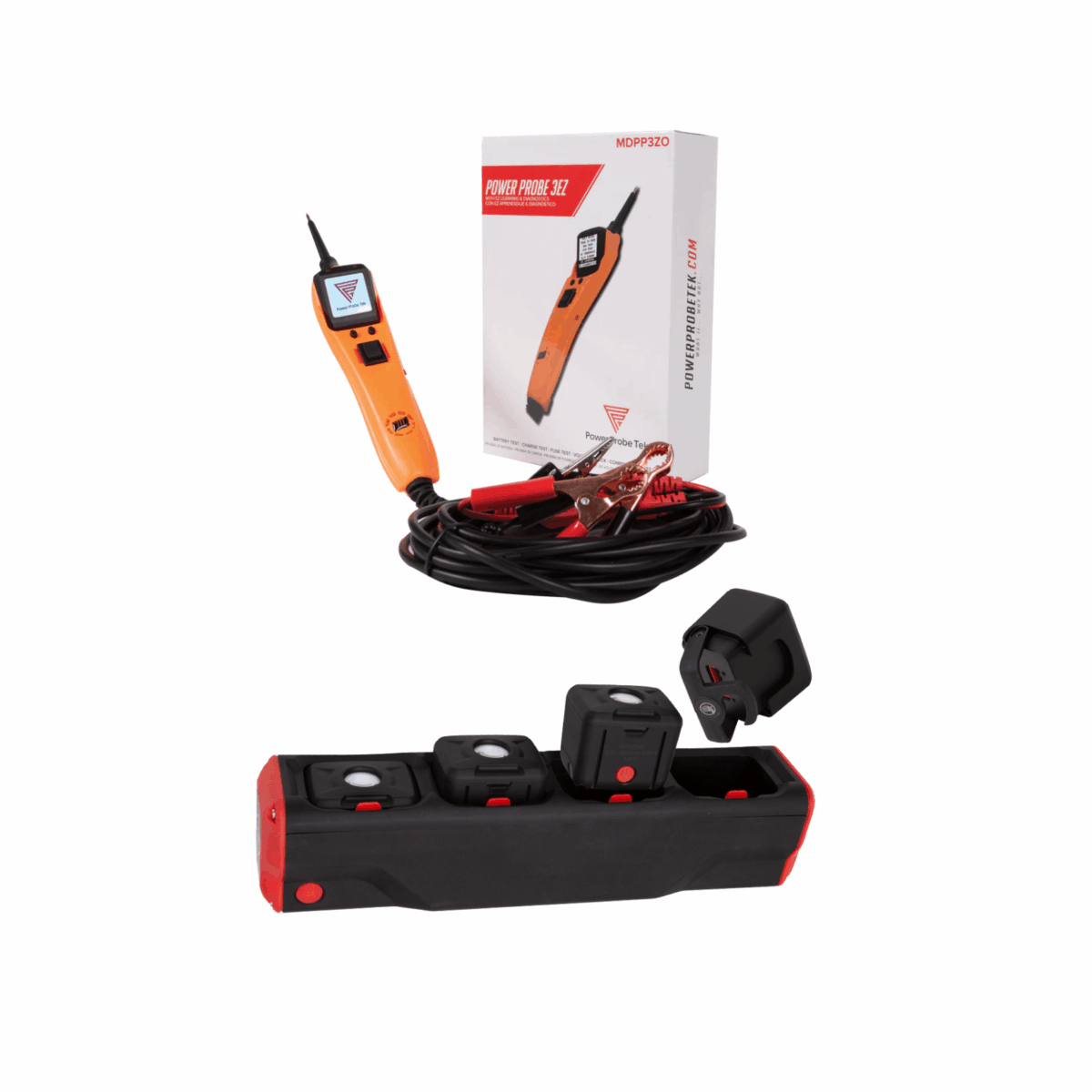 Power Probe PP3EZORGCS Power Probe 3EZ Orange w/ Modular Work Light Main image
