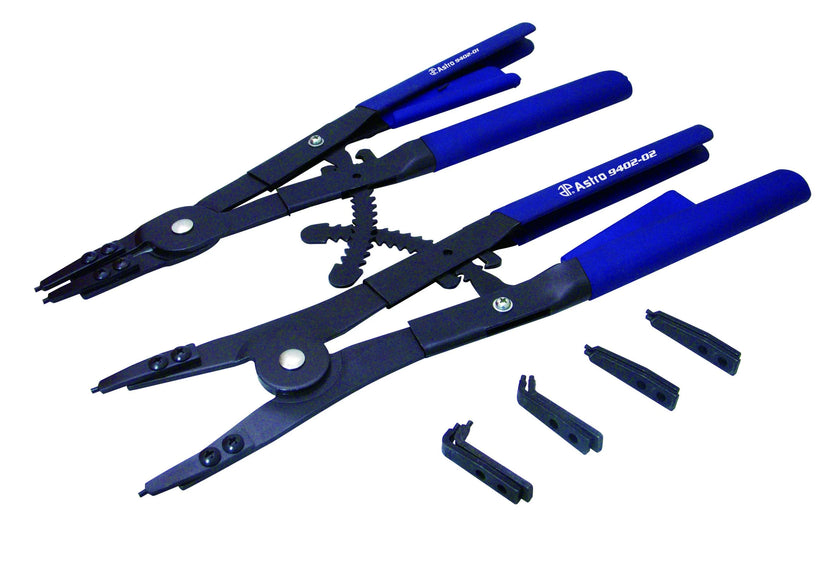 Astro SNAP RING PLIER SET 2PC 16" LG BLUE HANDLE Main image