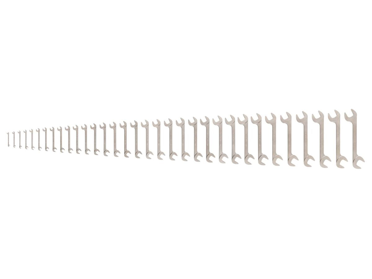 TEKTON Angle Head Open End Wrench Set, 33-Piece (6-38 mm) | WAE92006 Main image
