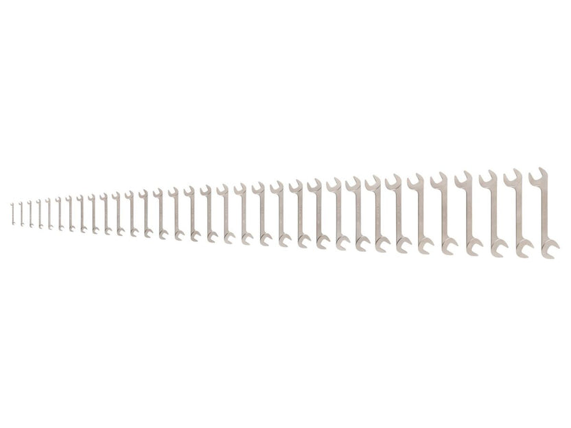 TEKTON Angle Head Open End Wrench Set, 33-Piece (6-38 mm) | WAE92006 Main image