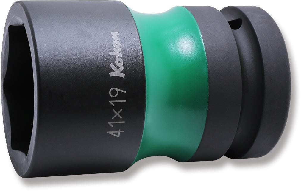 Ko-ken PW8P-41X20 1 Sq. Dr. Rear Wheel Nut Socket  41 x 20mm Hex x Square 87mm Color coded