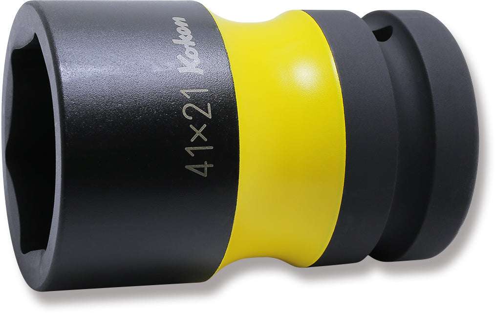 Ko-ken PW8P/4 1 Sq. Dr. Rear Wheel Nut Socket Set   Hex x Square  Color coded 4 pieces Main image