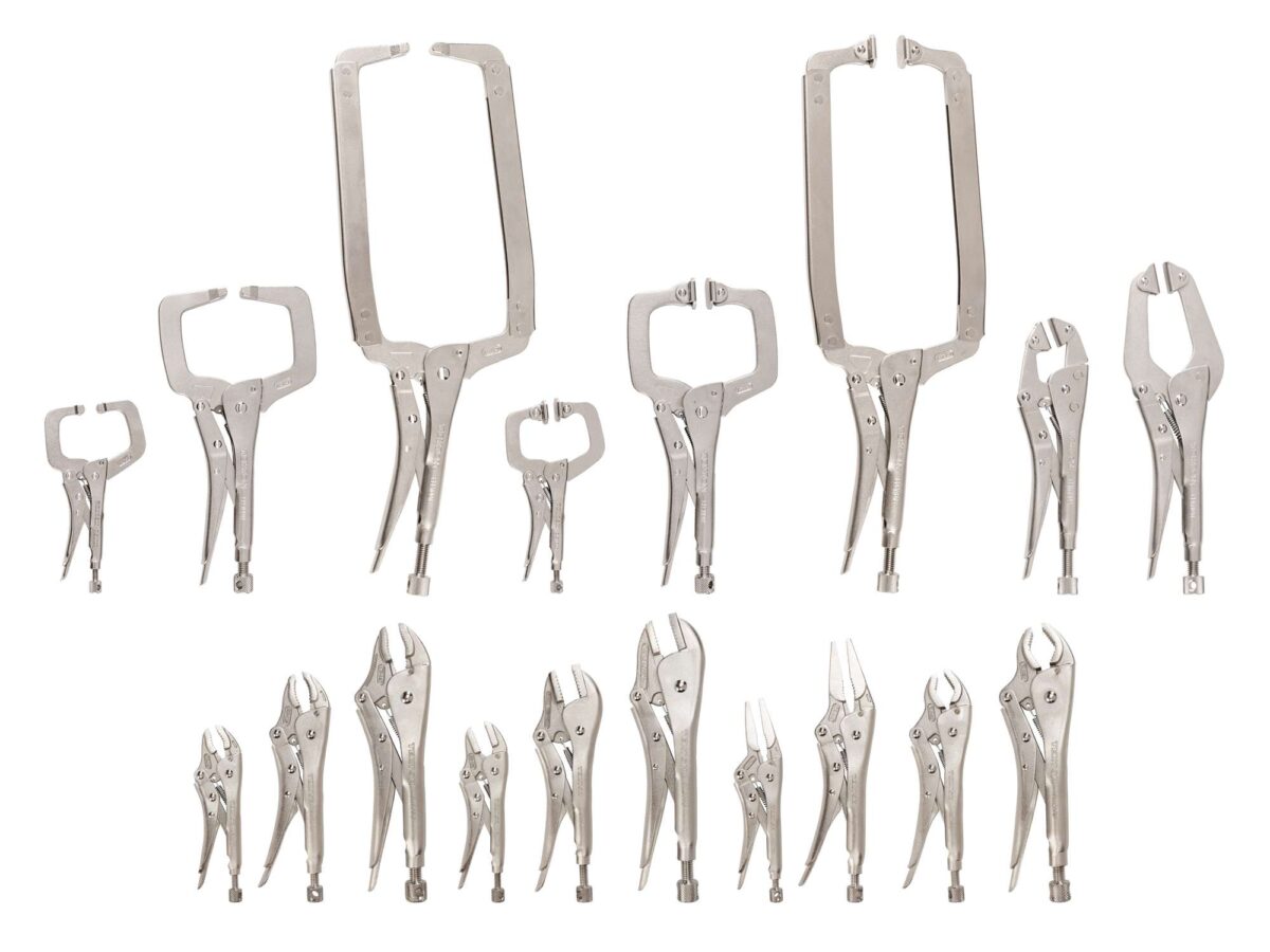 TEKTON Locking Pliers and Clamps Set (18-Piece) | PLK90005