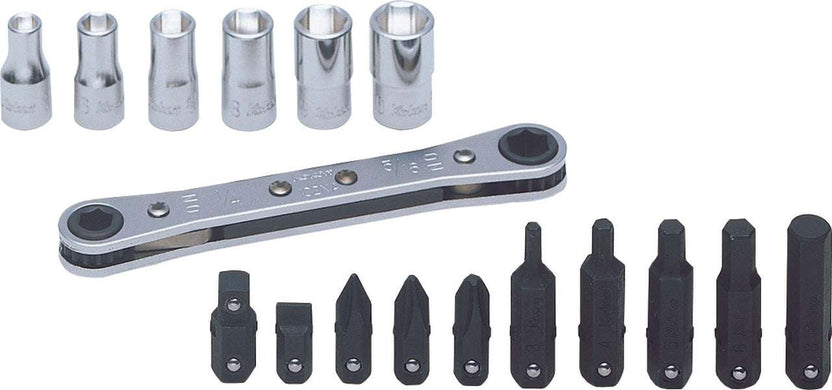 Ko-ken R810E 1/4" Sq. Dr. 9 Piece 6-Point Metric Socket Set  6-12mm Main image