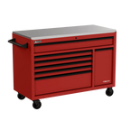 Homak Manufacturing Homak 54" TECH Workstation w/Power Tool Drawer and Stainless Steel Top