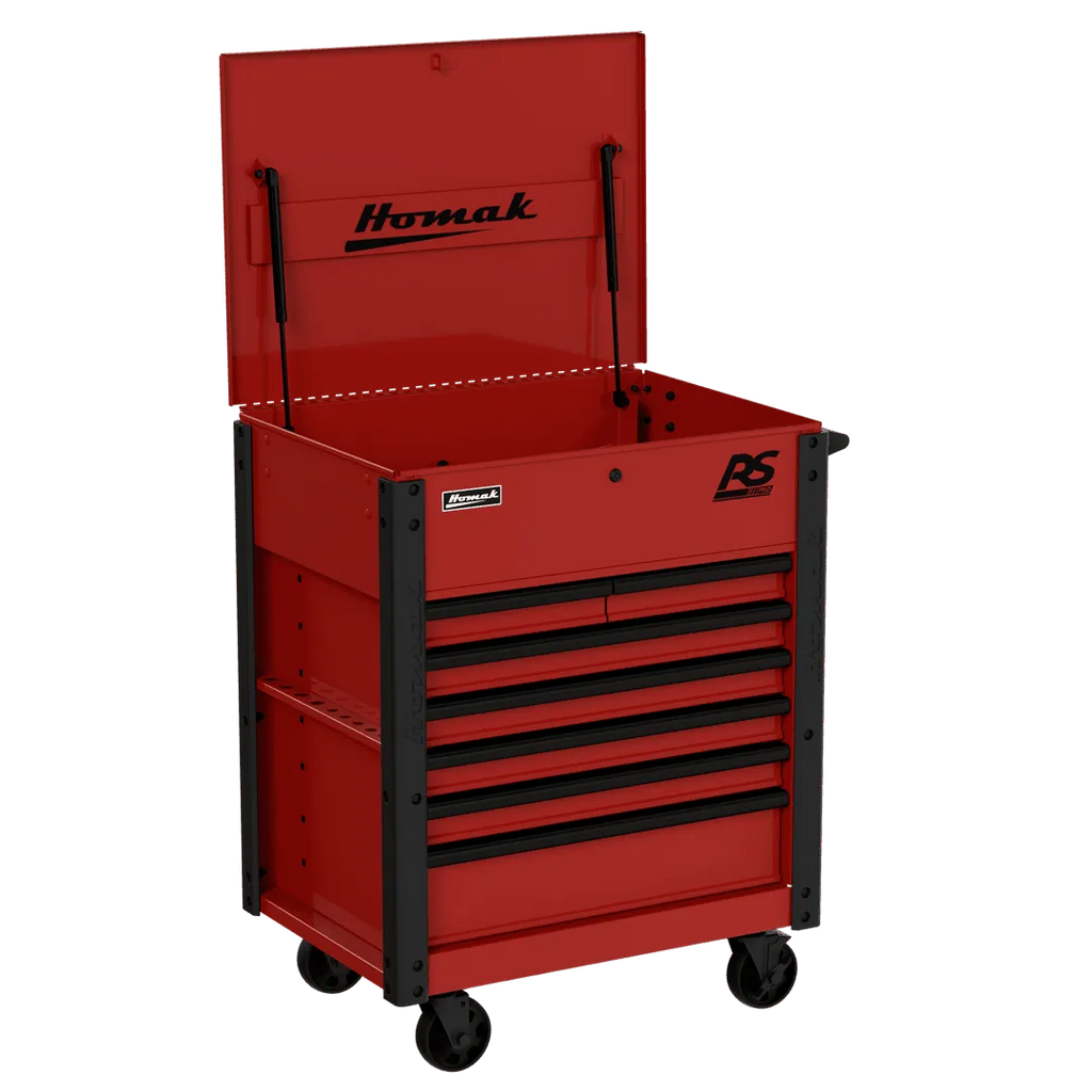 Homak Manufacturing 35 in. Pro Series 7-Drawer Service Cart