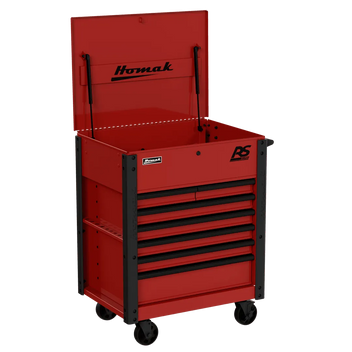 Homak Manufacturing 35 in. Pro Series 7-Drawer Service Cart