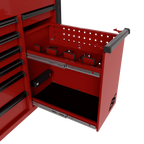 Homak Manufacturing 44" 8-Drawer Service Cart w/power Tool Holder Drawer