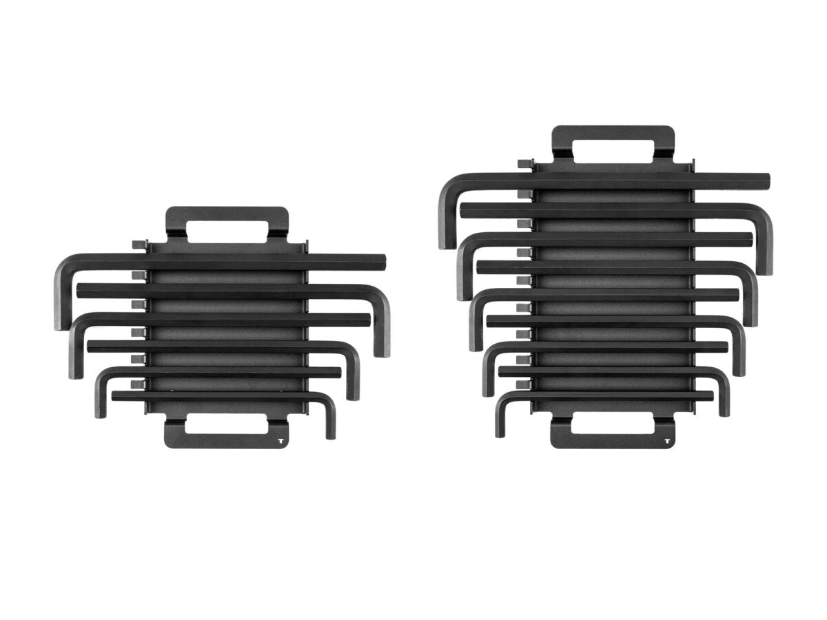 TEKTON Flat End Hex L-Key Set with Racks, 15-Piece (7/16-3/4 in., 11-19 mm) | KLX92301