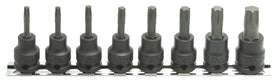 Ko-ken RS13301X/9 3/8 Sq. Dr. Socket set  8-22mm 6 point  Thin walled 9 pieces Main image