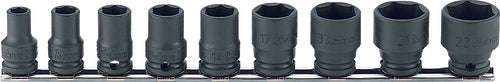 Ko-ken RS13401MS/11 3/8 Sq. Dr. Socket set  8-19mm 6 point  Thin walled 11 pieces Main image