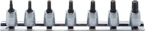 Ko-ken RS2025/7-IPR 1/4 Sq. Dr. 7 Piece Tamper-Resistant TORXplusÂ® Bit Socket set 10IPR-40IPR