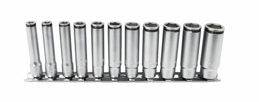 Ko-ken RS2350M/4 1/4 Sq. Dr. Deep NUT GRIPÂ® Socket Set 8-14mm - 4 pieces Main image