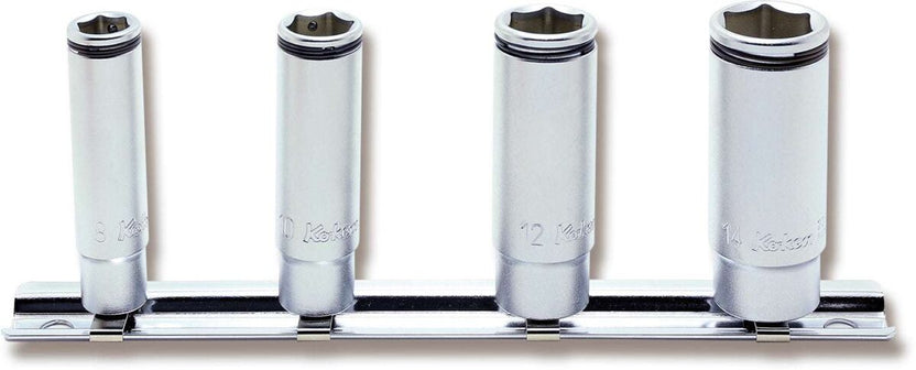 Ko-ken RS2350X/11 Special 1/4 Sq. Dr. Semi-Deep NUT GRIPÂ® Socket Set  5-14mm - 11 pieces Main image