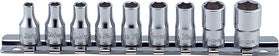 Ko-ken RS2405A/9 1/4 Sq. Dr. Socket set  3/16-1/2 12 point 150mm  9 pieces