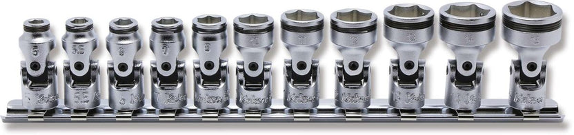 Ko-ken RS2441MZ/5 1/4" Sq Dr. Z-series Universal NUT GRIPÂ® Sockets - 5 pieces - RS2441MZ/5 Main image