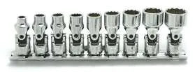 Ko-ken RS2450AS/6 1/4" Sq.Dr. Nut-Grip SAE Short Socket Rail Set, 6 pcs.