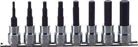 Ko-ken RS3010M/8-L38 3/8 Sq. Dr. Bit Socket set  3mm-12mm Hex 200mm  8 pieces