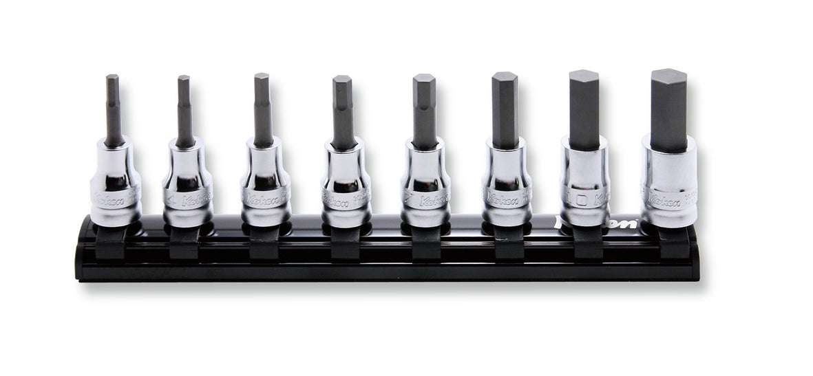 Ko-ken RS3010MZ/8-L75 3/8 Sq. Dr. Bit Socket set  3-12mm Hex 200mm Z-series 8 pieces