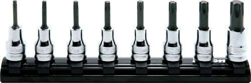 Ko-ken RS3025Z/8-L75 3/8 Sq. Dr. 8 Piece Z-Series TORXÂ® Bit Socket set TORX T20-T55