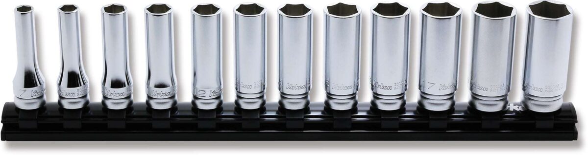 Ko-ken RS3300MZ/8 3/8 Sq. Dr. Socket set  8-19mm 6 point 200mm Z-series 8 pieces