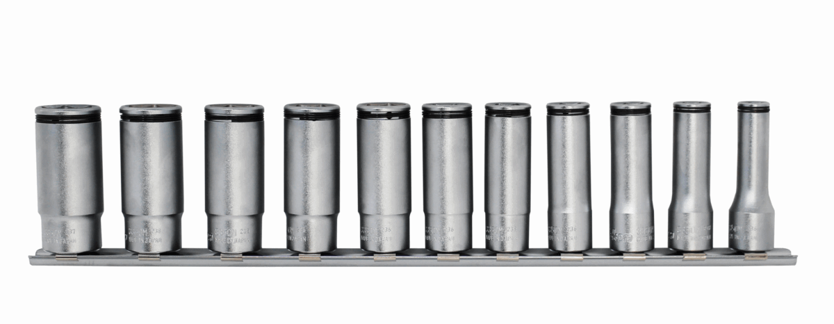 Ko-ken RS3350M/5 3/8 Sq. Dr. Deep NUT GRIPÂ® Socket Set  8mm-14mm - 5 pieces