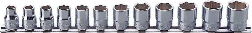 Ko-ken RS3400M/8 3/8 Sq. Dr. Socket set  8-19mm 6 point 200mm  8 pieces Main image