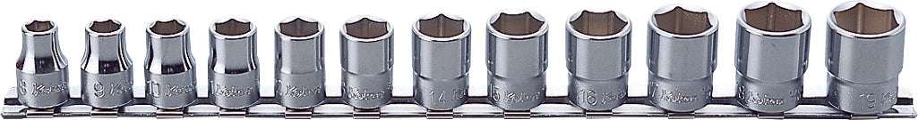 Ko-ken RS3400M/8 3/8 Sq. Dr. Socket set  8-19mm 6 point 200mm  8 pieces