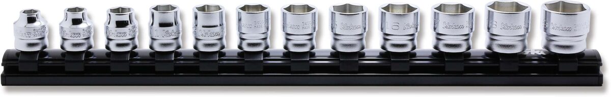 Ko-ken RS3400MZ/8 3/8 Sq. Dr. Socket set  8-19mm 6 point 200mm Z-series 8 pieces