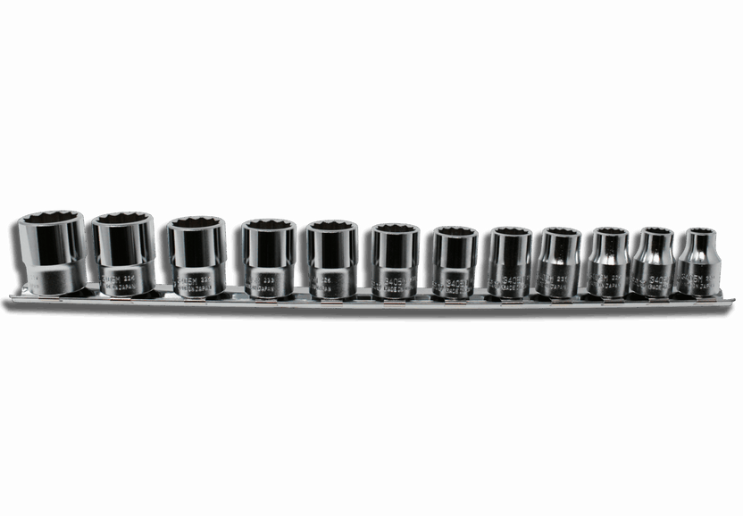 Ko-ken RS3405M/8 3/8 Sq. Dr. Socket set  8-19mm 12 point 8 pieces Main image