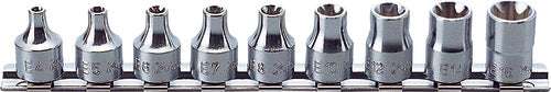 Ko-ken RS3430M/6 3/8 Sq. Dr. Universal Bit Socket set  5mm-12mm Hex 150mm  6 pieces