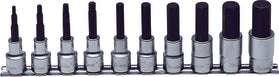 Ko-ken RS4010M/10-L50 1/2 Sq. Dr. Bit Socket set  4mm-19mm Hex 300mm  10 pieces