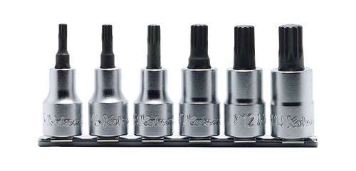 Ko-ken RS4025/9-IP 1/2 Sq. Dr. Bit Socket 9 piece TORXplusÂ® set 20IP-60IP
