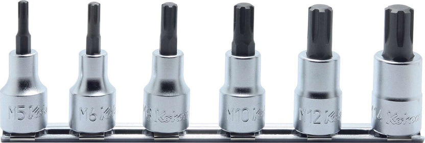 Ko-ken RS4127/6 1/2 Sq. Dr. Nut Twister set  17mm-25.4mm  200mm  6 pieces Main image