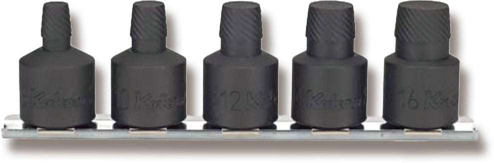 Ko-ken RS4129/5-L75 1/2 Sq. Dr. Bolt Twister set  8mm-16mm  150mm  5 pieces Main image